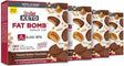 Slimfast Low Carb Chocolate Snacks, Keto Friendly for Weight Loss with 0G Added Sugar & 3G Fiber, Peanut Butter Chocolate, 14 Count Box (Pack of 4) (Packaging May Vary)