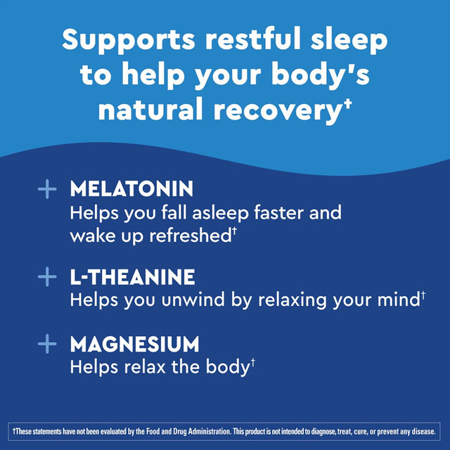 Nature Made Wellblends Sleep & Recover Gummies, Sleep Aid Supplement, 44 Count