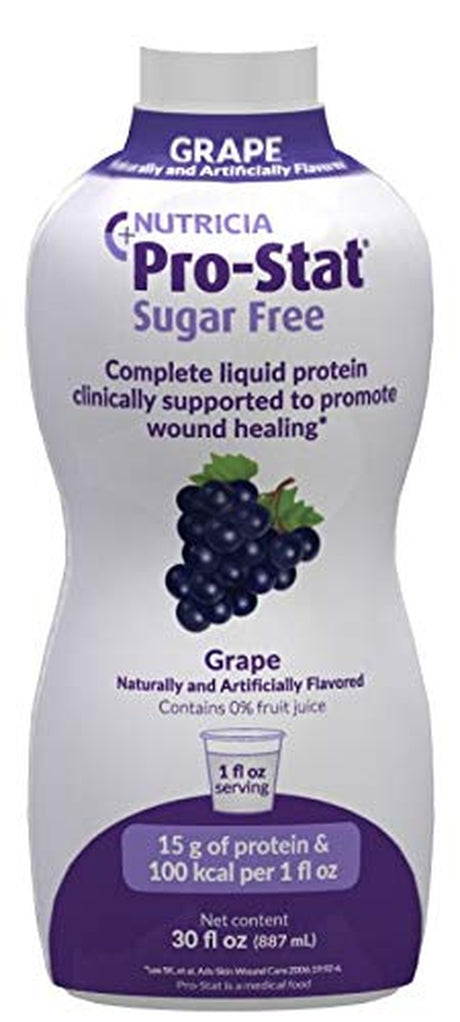 Pro-Stat Sugar-Free Protein Supplement Grape Flavor 30 Oz. Bottle Ready to Use, 50064 - Case of 6