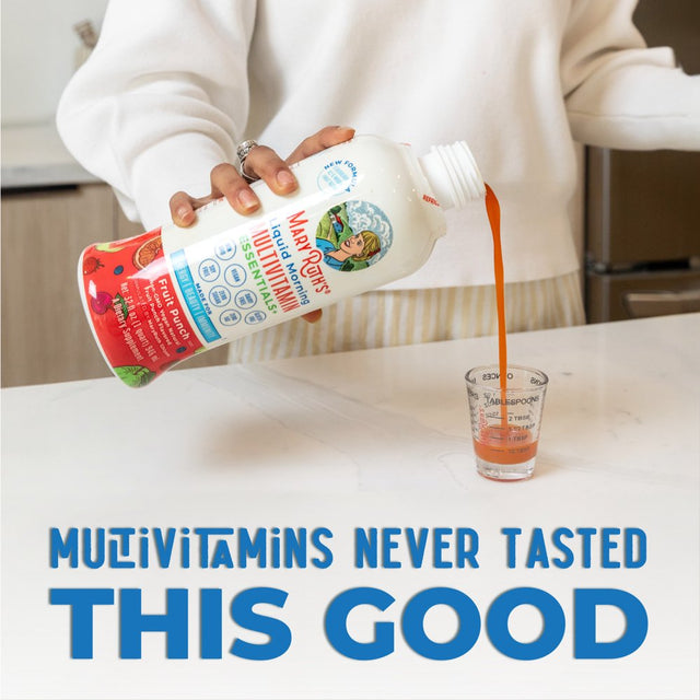 Maryruth'S Multivitamin for Women Men Kids | No Added Sugar | Vitamin a C D E B6 B12 Biotin Zinc | Mens Womens Multivitamin | Immune Support + Energy | Daily Vitamins for Ages 1+ | Vegan | 32 Fl Oz