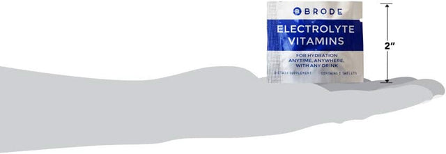 Electrolyte Vitamin - Portable Zero-Sugar Electrolyte Tablets - for Sports, Nightlife, Jet Lag, 5 Essential Electrolytes + 9 Vitamins 100-Packets