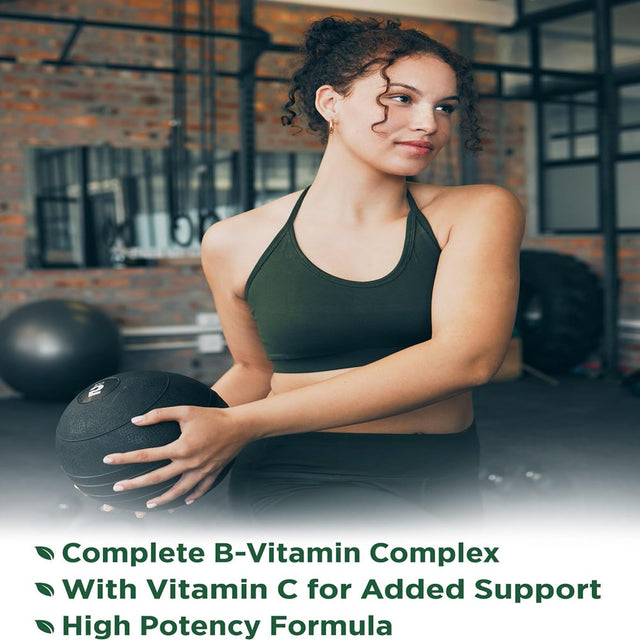 B Complex Vitamins plus Vitamin C | 100 Caplets | Vegetarian, Non-Gmo & Gluten Free | by Nature'S Truth