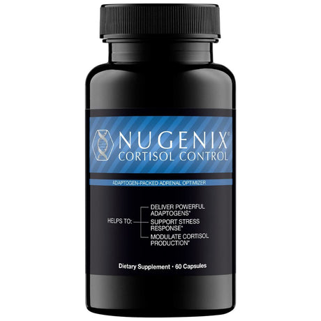 Nugenix Cortisol Control - Cortisol Manager and Adrenal Support Supplement for Men, 60 Capsules