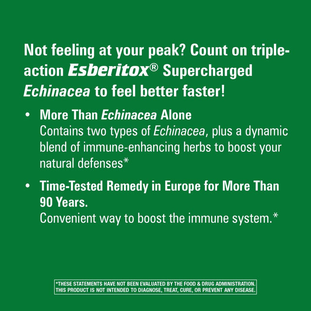 Nature'S Way Esberitox, Supercharged Echinacea, Immune Support, 200 Chewables