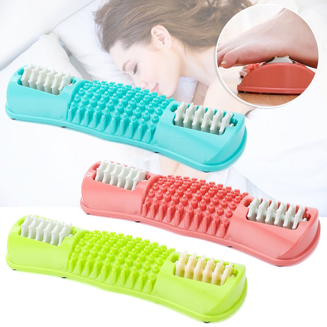 HAOAN Foot Massager Roller. Plantar Fasciitis, Trigger Point Therapy - Acupressure Reflexology Tool for Foot Pain, Relaxation, Stress Relief and Diabetic Neuropathy, Foot Pain Relief Green