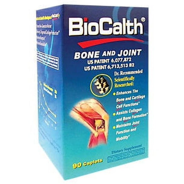 Best Calcium Supplement - 3 Bottles of Biocalth Calcium Threonate, 90 Caplets (90X3=270 Counts)