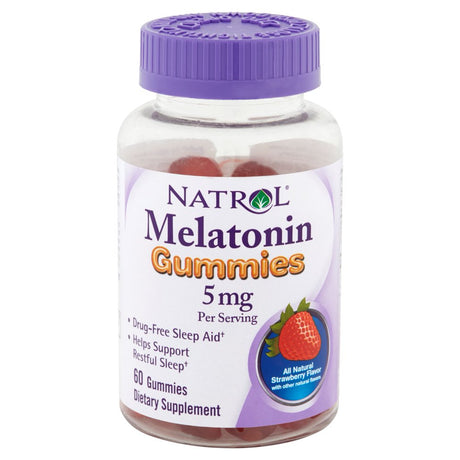 Natrol Melatonin Gummies Mixed Berry 60 Ea