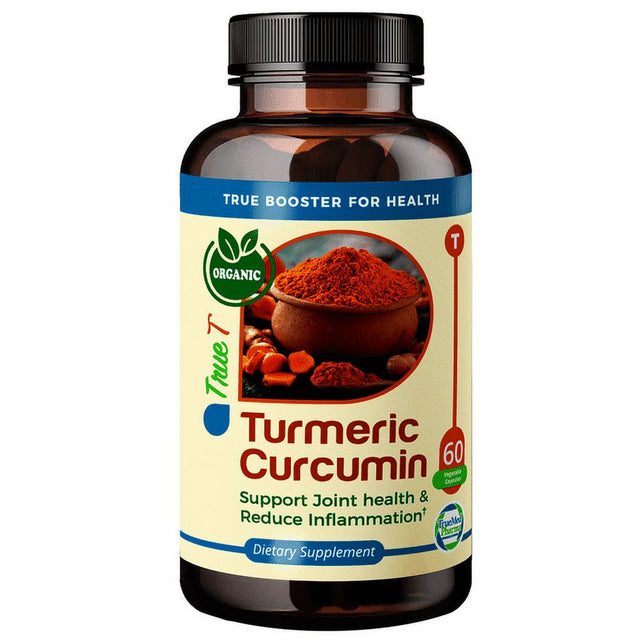 Truemed Turmeric Curcumin Support Joint Health and Reduce Inflammation 1200 Mg 60 Capsules