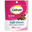 Caltrate Soft Chews 600 plus D3 Calcium Vitamin D Supplement, Chocolate Truffle - 60 Count