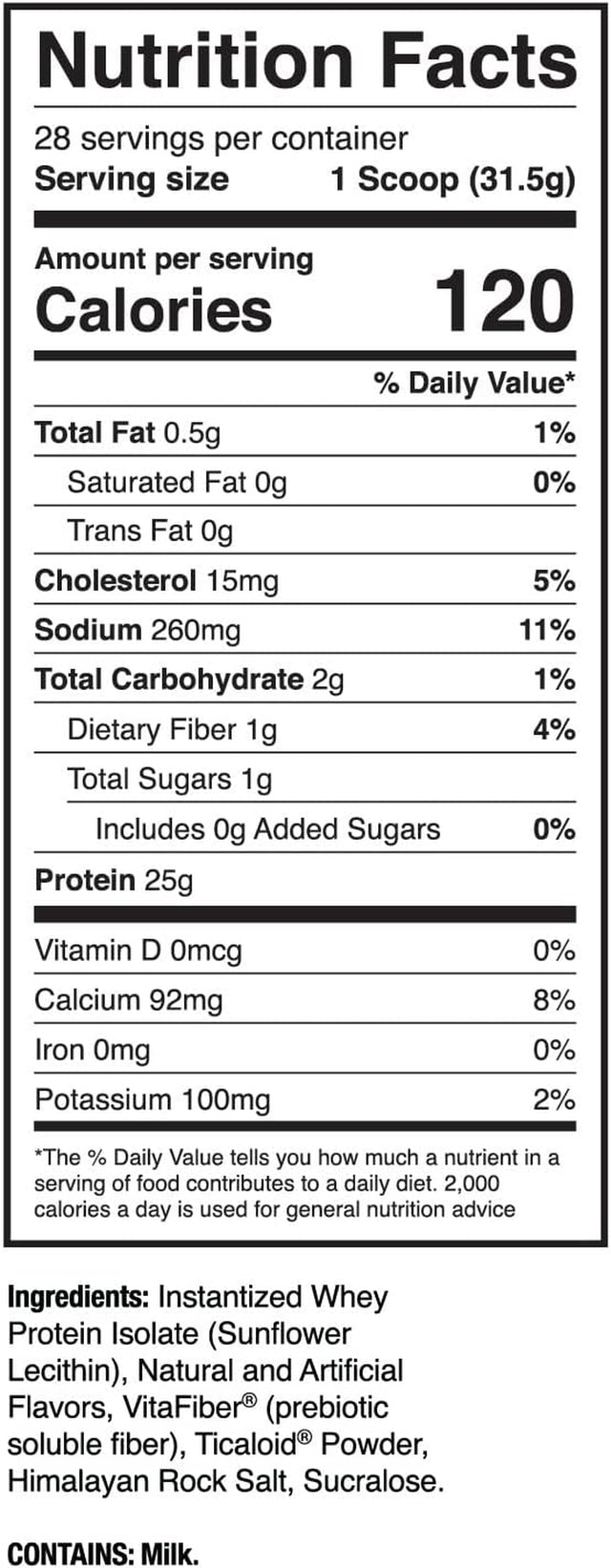 Transformhq Whey Protein Isolate 28 Servings (Vanilla) - Perform - Gluten Free, Non-Gmo