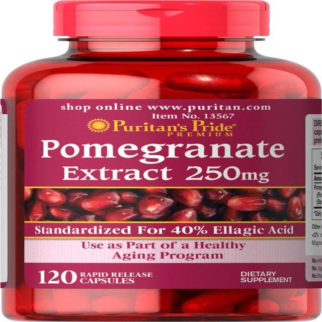 Pomegranate Extract 250 Mg 120 Count by Puritan'S Pride