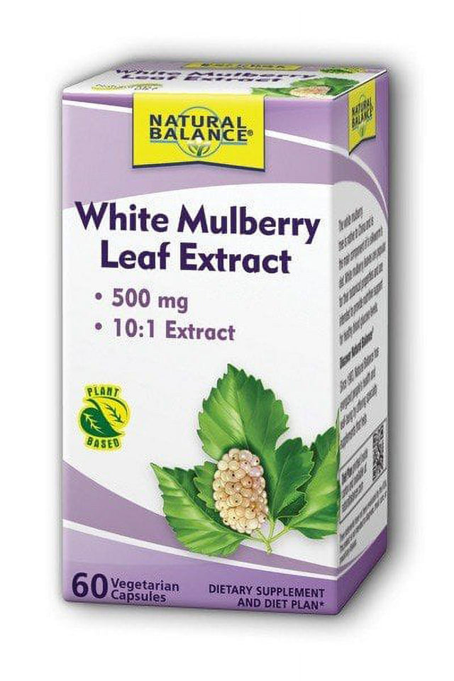 Natural Balance White Mulberry Leaf Extract 60 Vegcap