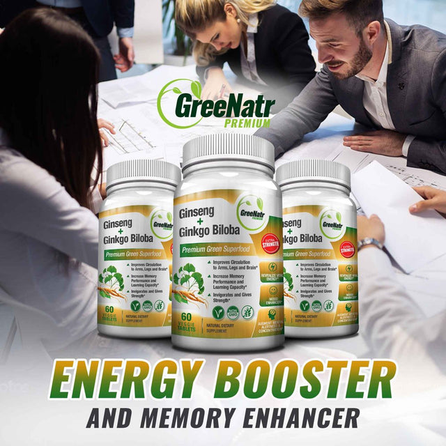 Greenatr Panax Ginseng & Ginkgo Biloba