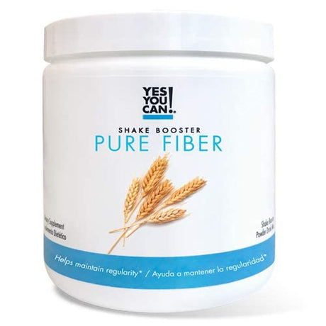 Yes You Can! Shake Booster Pure Fiber, Add to Complete Meal Replacement Shakes or Protein Shakes, Boost Shake with Sugarcane Fiber and Acacia Gums, Protein Shake Booster - Pure Fiber (30 Servings)