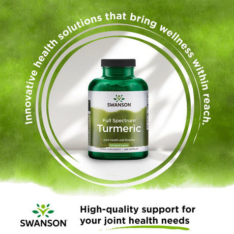 Swanson Full Spectrum Turmeric 720 Mg 240 Caps 3 Pack