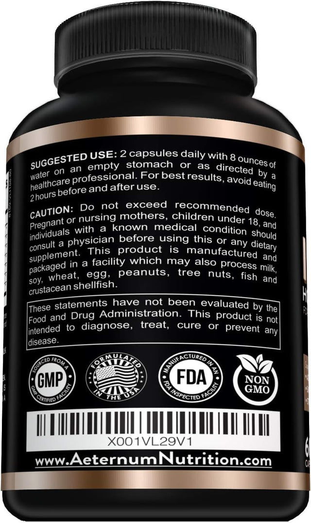 Infinite - HGH - Testosterone - Vitality Supplement-Includes Argnine-Glutamine, and More! Supports Strength, Stamina, Skin & Hair Health, Muscle Growth. for Men and Women 60 Capsules per Bottle.