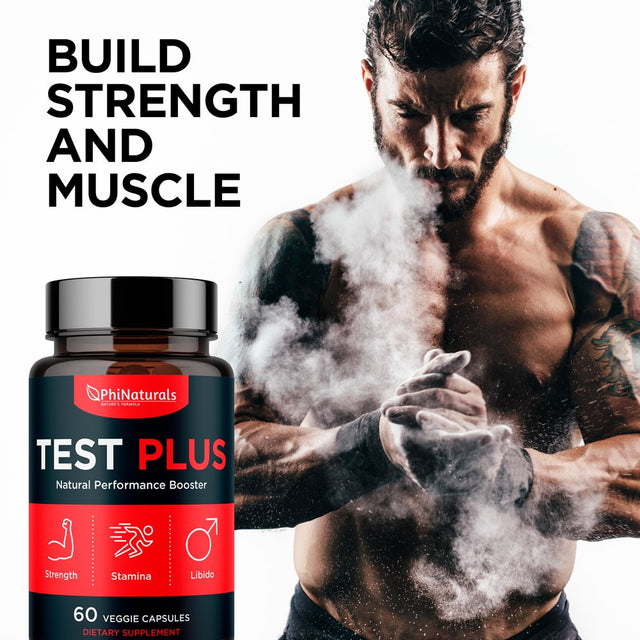 Testosterone Booster – Muscle Growth – Libido Booster for Men Strength Sex Drive Endurance – Male Enhancement Pills – Male Supplement – Testosterone Supplement Pills for Men by Phi Naturals