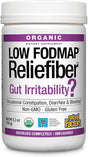 Natural Factors, Organic Low FODMAP Reliefiber, Digestive Fiber Powder, Unflavored, 5.3 Oz