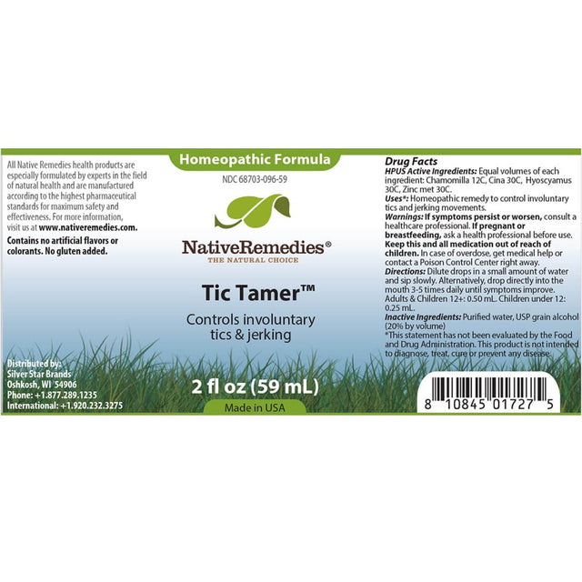 Native Remedies Tic Calm Combopack, 2 Ct