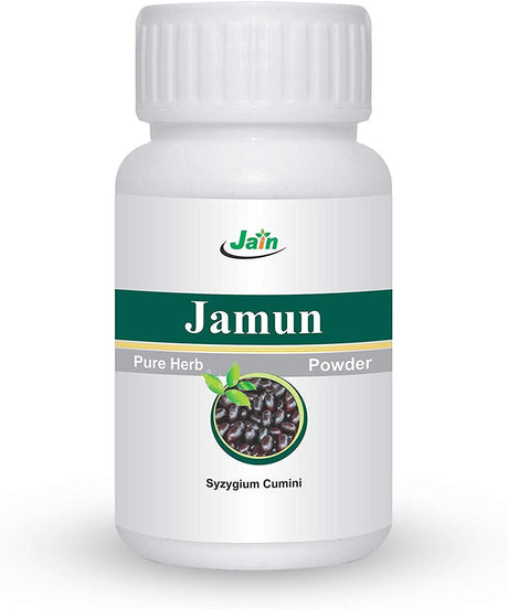 Jain'S Jamun Seed Powder - 100 GMS - Indian Ayurveda'S Pure Natural Herbal Supplement Powder