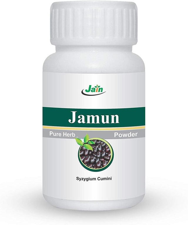 Jain'S Jamun Seed Powder - 100 GMS - Indian Ayurveda'S Pure Natural Herbal Supplement Powder