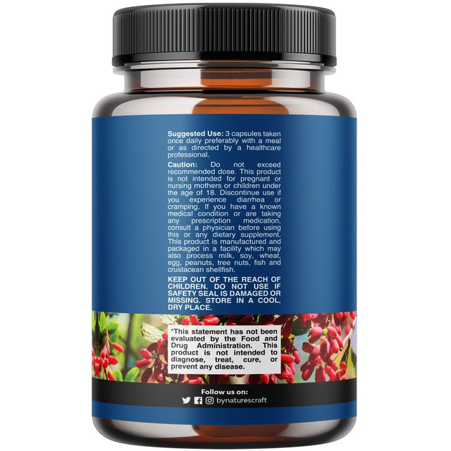 Balancing Berberine plus 1200Mg per Serving Complex - Antioxidant Berberine with Ceylon Cinnamon Capsules plus Silymarin Milk Thistle Extract - Active PK for Heart Health and Sugar Support 60 Capsules