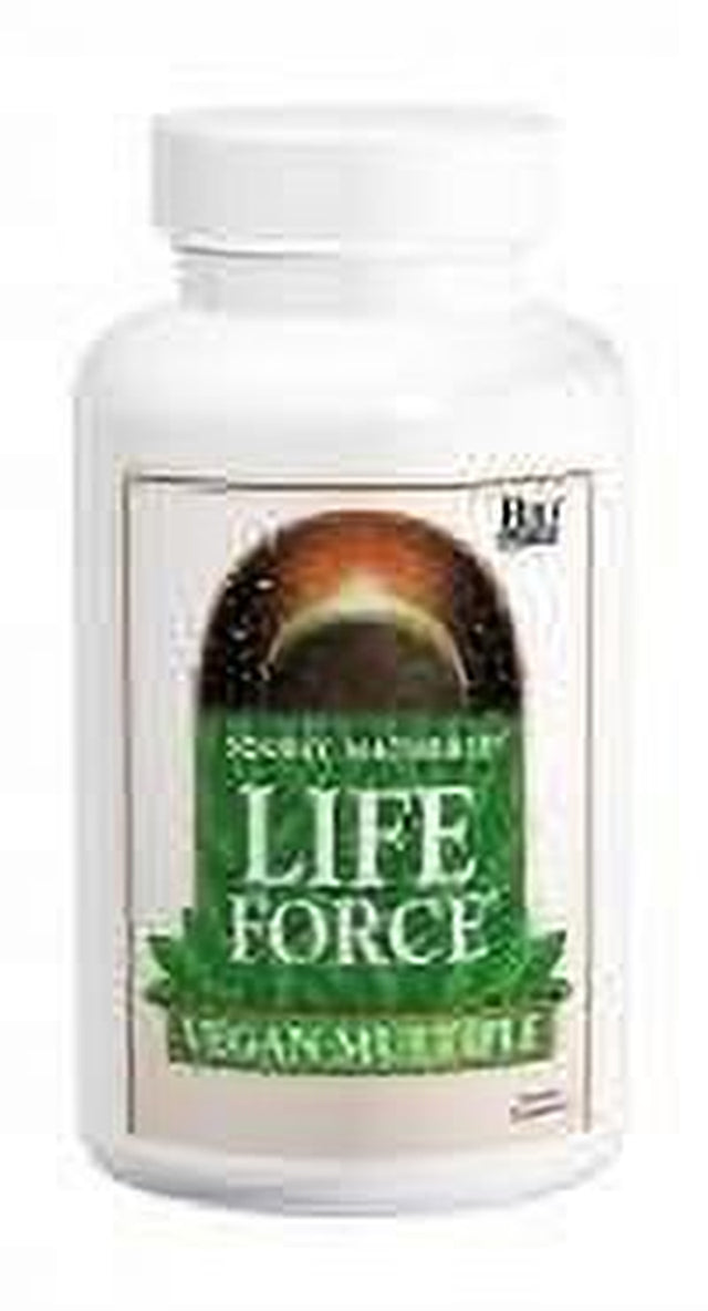 Life Force Vegan Multiple with Iron Source Naturals, Inc. 60 Tabs