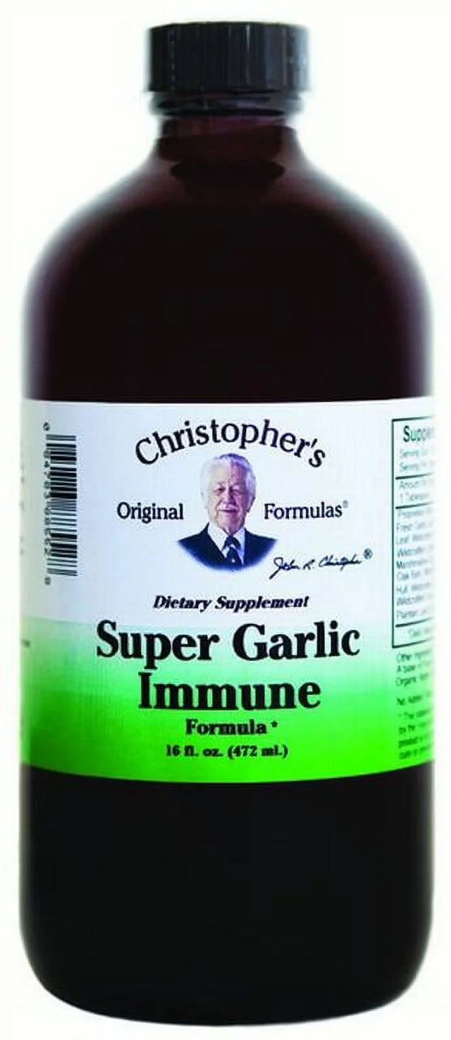 Christopher'S Original Formulas Super Garlic Immune, 16 Oz