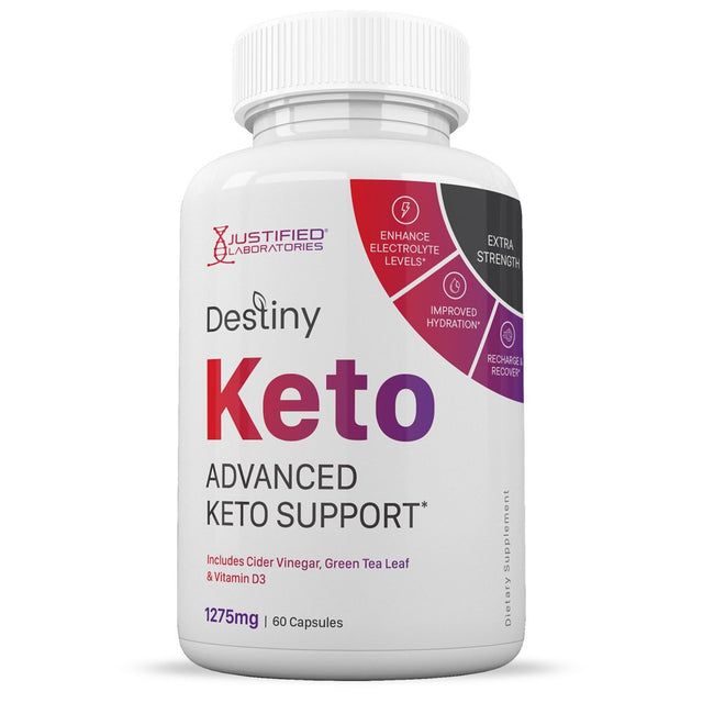 (5 Pack) Destiny Keto ACV Pills 1275Mg Alternative to Gummies Dietary Supplement 300 Capsules