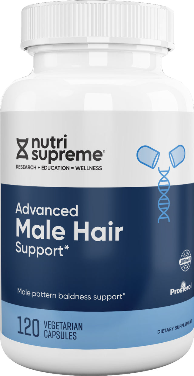 Nutri-Supreme Research Kosher Advanced Male Hair Support - 120 Capsules