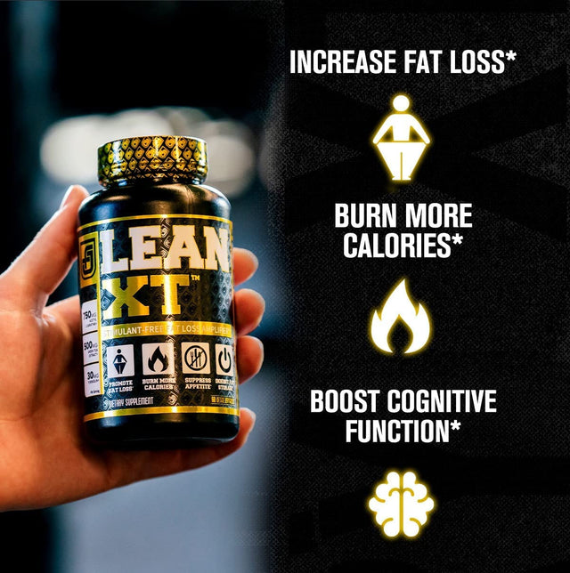 Jacked Factory Thermogenic Fat Burner Weight Loss Supplement: Burn-Xt Thermogenic and Lean PM Nighttime Fat Burner | Sleep Aid, Lean-Xt Caffeine Free Fat Burner, Yohimbine Capsules, Dry XT Diuretic