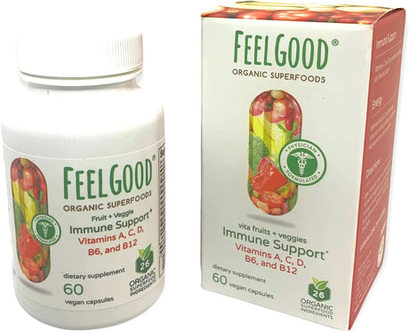 Vital Fruits + Veggies Immune Support 60Vegan Capsules