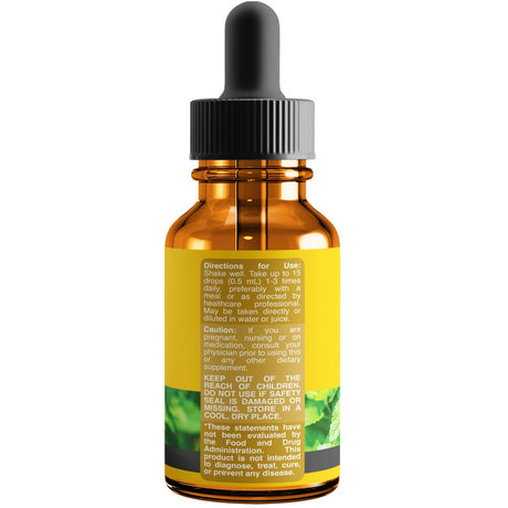 Lemon Balm Extract for Immune Support - Organic Lemon Balm Tincture for Mood Support and Digestive Health for Adults and Kids - Vegan Non-Gmo Lemon Balm Oil for Enhanced Relaxation and Concentration