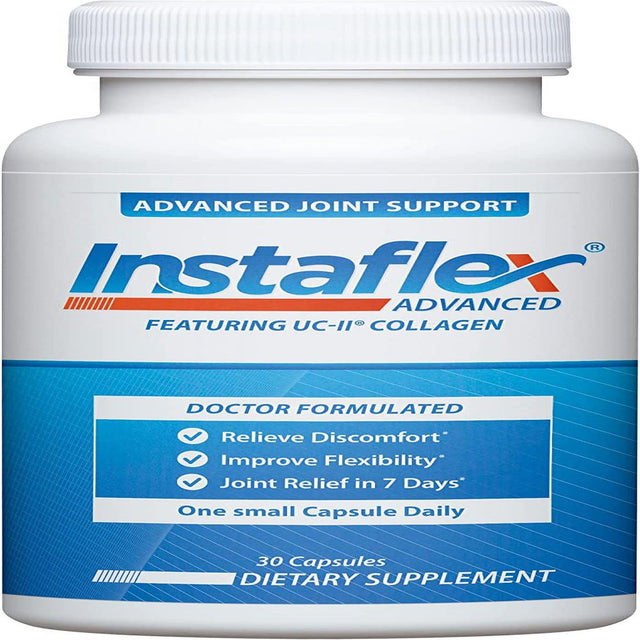 2 Bottles - Instaflex Advanced Joint Support Nutritional Supplement Capsule with Doctor Formulated Joint Relief Supplement, Totals of 60Ct