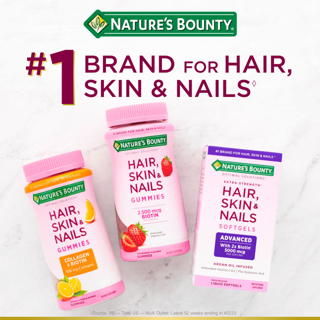 Nature'S Bounty Biotin 10,000 Mcg, Hair Skin and Nails, Softgels, 90 Ct