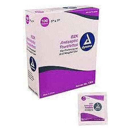 Dynarex BZK Antiseptic Towelettes 100 Each - (Pack of 3)