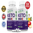 (2 Pack) Trim Life Labs Keto Max 1200MG Includes Gobhb Dietary Supplement 120 Capsules