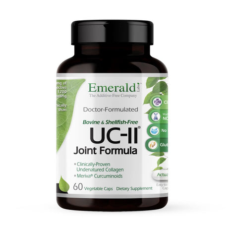 Emerald Labs UC-II Joint Formula with Meriva Phytosome and Bioperine for Support of Joint and Cartilage Repair, Collagen Growth Support, Reduce Pain and Inflammation Support - 60 Vegetable Capsules