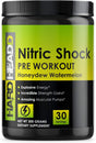 Nitric Shock Pre Workout Diet Supplement – Explosive Energy, Mental Focus Support, Amazing Muscular Pumps - Nitric Oxide Booster Preworkout Energy Powder - 30 Servings, Honeydew Watermelon Flavor