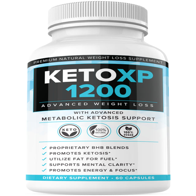 Keto XP 1200 Fat Burner Weight Loss Diet Pills Supplement for Men and Women 60 Cpasules