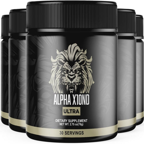 (5 Pack) Alpha X10ND Ultra - Dietary Supplement Keto Powder Shake for Weight Loss Management & Metabolism - Appetite Suppressant