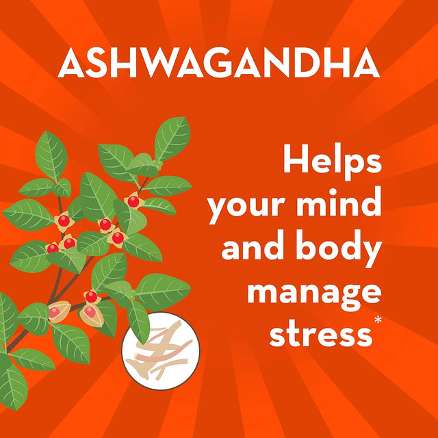 Align Probiotic, Digestive De-Stress, Probiotic for Women and Men with Ashwagandha, Helps with a Healthy Response to Stress, Gluten Free, Soy Free, Vegetarian, 50 Gummies