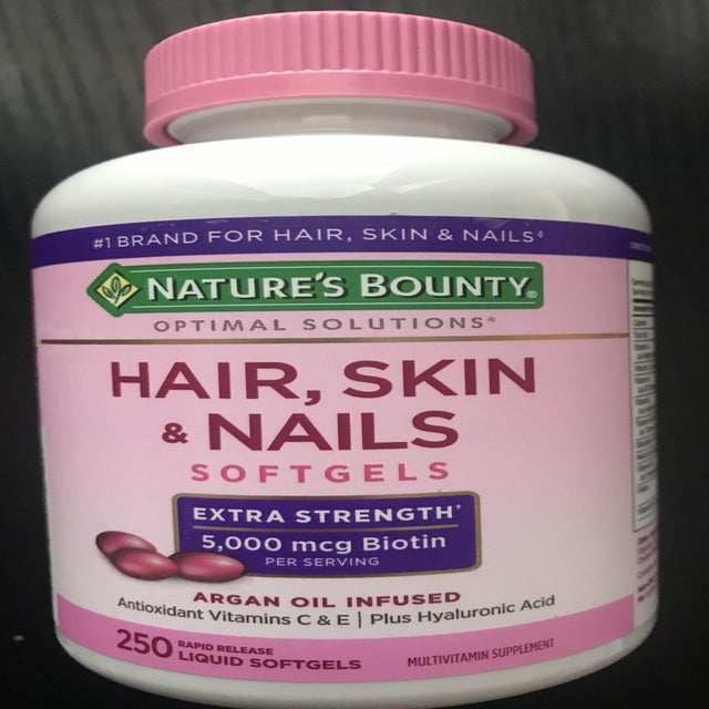 Nature'S Bounty Hair, Skin and Nails Extra Strength Vitamins, 250 Ct.