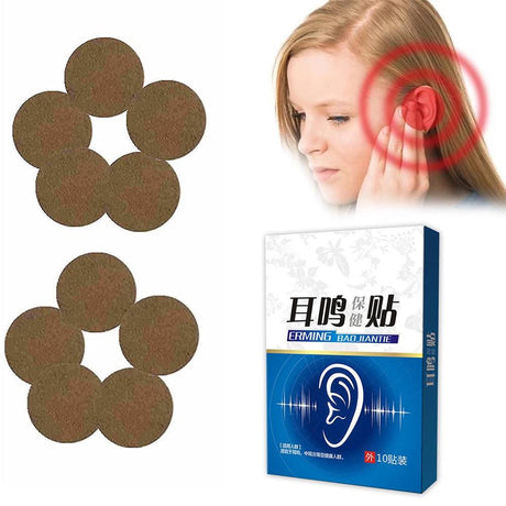 Tinnitus Patch Ear Protect Hearing Loss Sticker Natural Herbal Extract Plaster Health Care