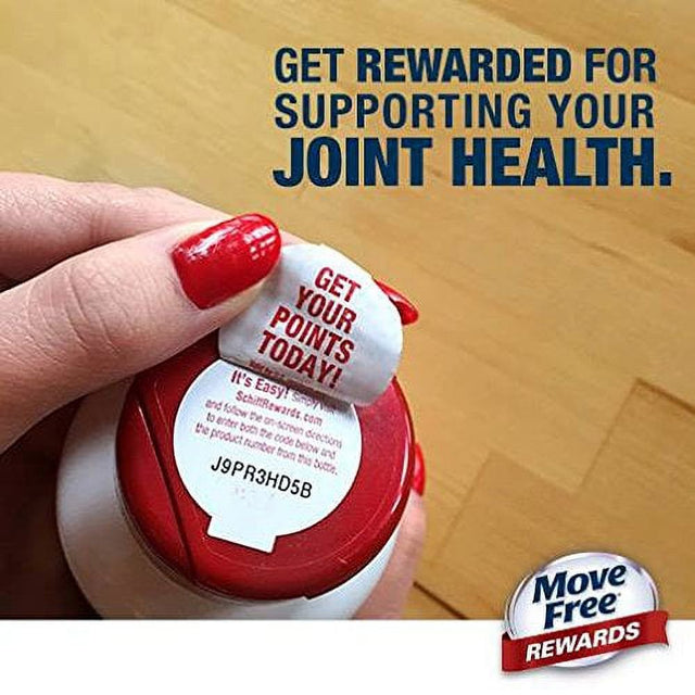 Move Free Triple Strength Glucosamine Chondroitin and Hyaluronic Acid Joint Supplement, 80 Count