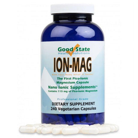 Good State | ION-MAG - Ionic Magnesium Chloride Supplement - 240 Veggie Capsules