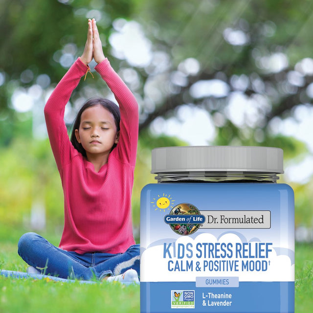 Garden of Life Dr. Formulated Kids Stress Relief Gummies | Drug Free Supplement | 60Ct