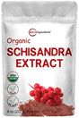 Organic Schisandra Extract Powder, 8 Ounce, Traditional Adaptogen and Filler Free, Pure Schisandra Supplement, Supports Liver Detox, Cognitive Health & Stress Relief, No Gmos