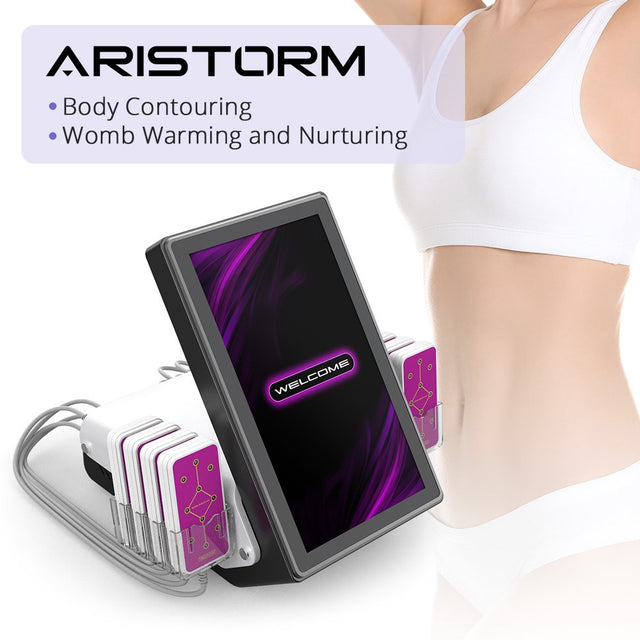 Aristorm LED Laser Lipo Fat Burning Cellulite Removal Body Sculpting Machine, Effective Home Beauty Treatment for Men and Women