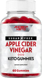 Sugar Free Keto ACV Gummies, Apple Cider Vinegar Gummy with the Mother, Sugarless, Cleanse & Detox, Healthy Weight, Immune Support, Gut Health, Vegan